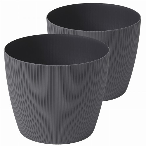 Zum Produkt TYMAR Blumentopf , 2er-Pack, Runde Form, Übertopf, 7 Größen, Viele Farben