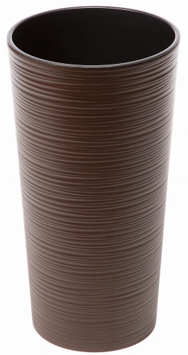 Zum Produkt TYMAR Blumentopf mit Einsatz, Blumenkübel aus Kunststoff, Übertopf, Pflanzkübel, Gross, Runde Form, Meißel-Optik, Innen- und Außenbereich, Garten, Balkon, Terrasse, Haus